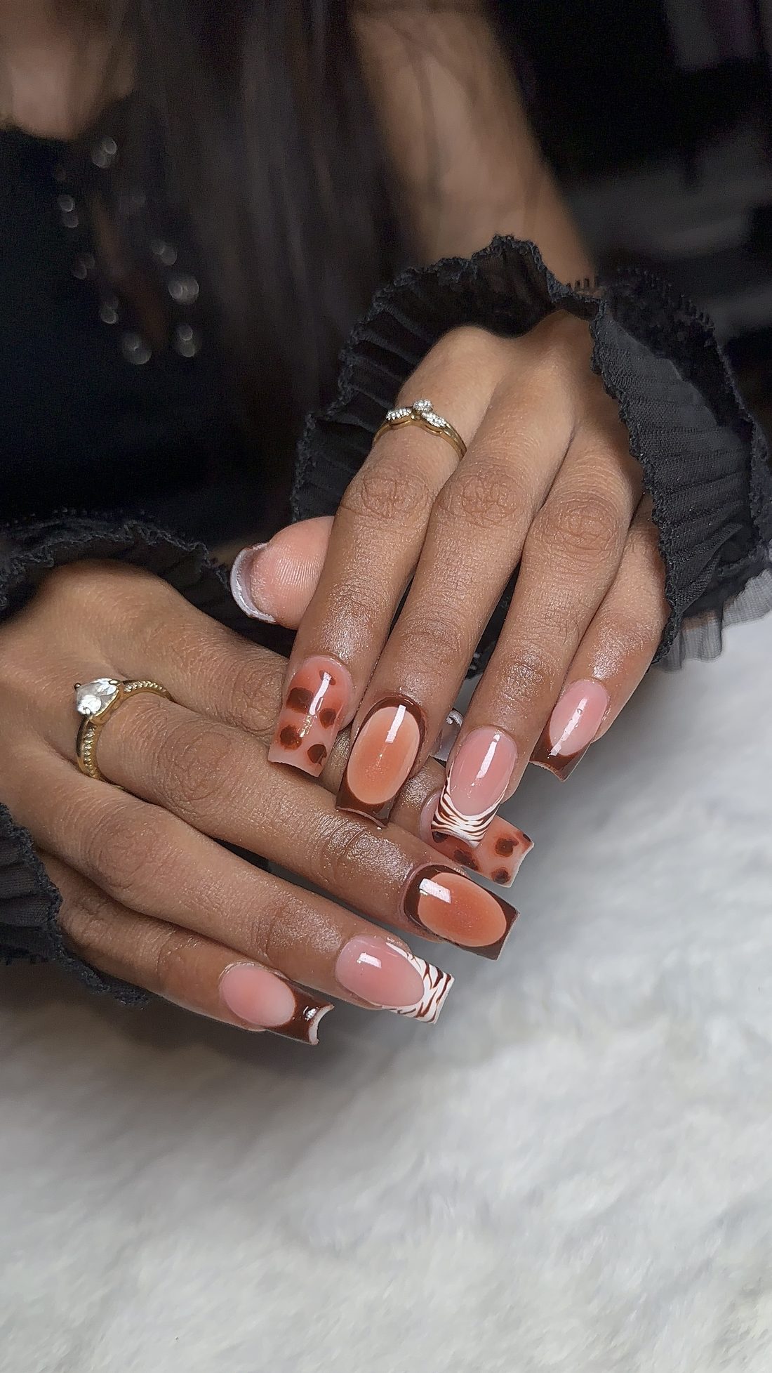 Acrylic nail extensions